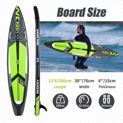 Surfboard Paddle Board 12ft6in Green stand up paddleboard