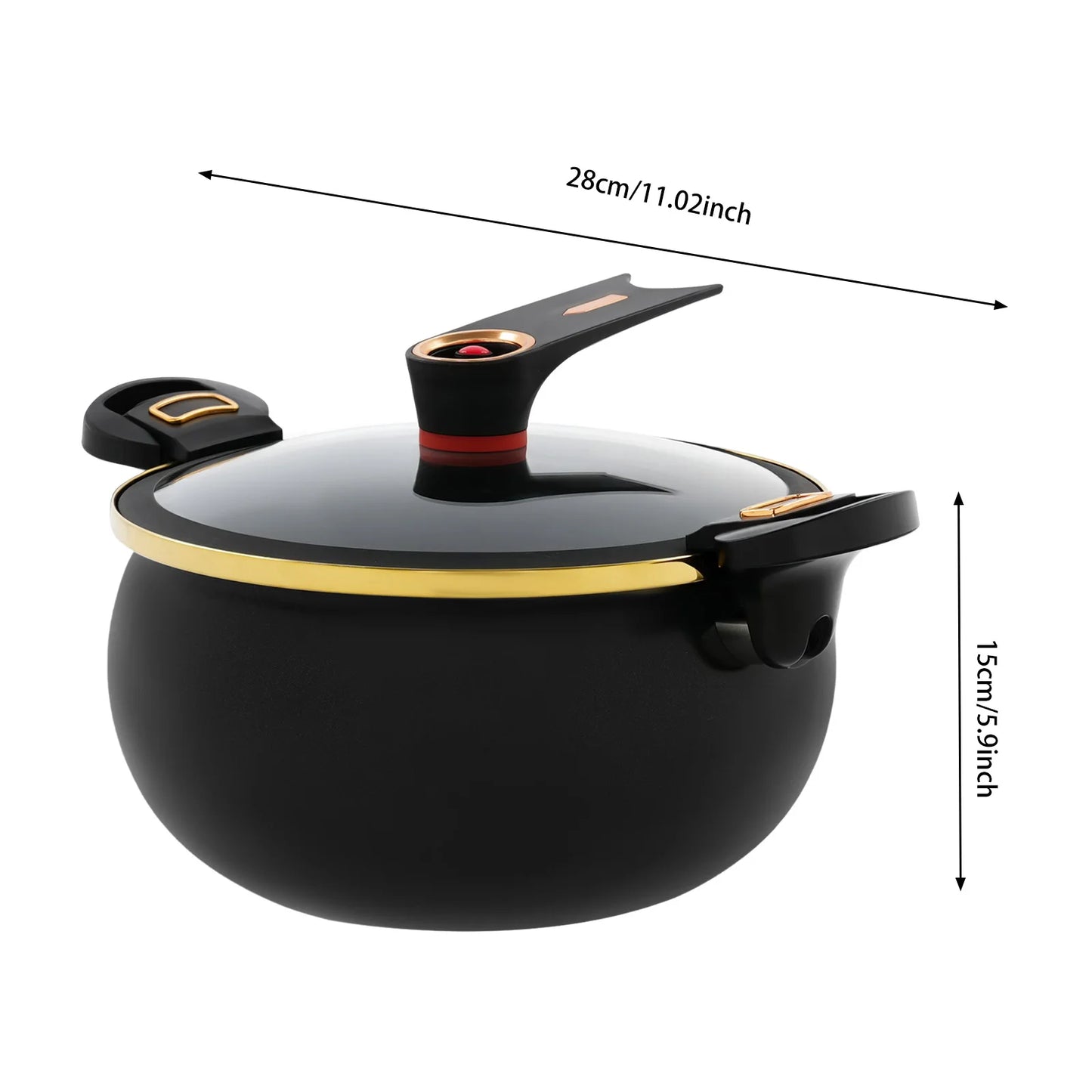 8L Micro Pressure Cooker Multi-Function Cooking Pot