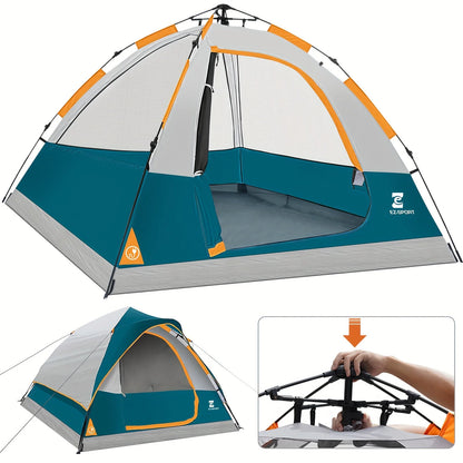 4 Person Instant Easy Set Up Camping Tent