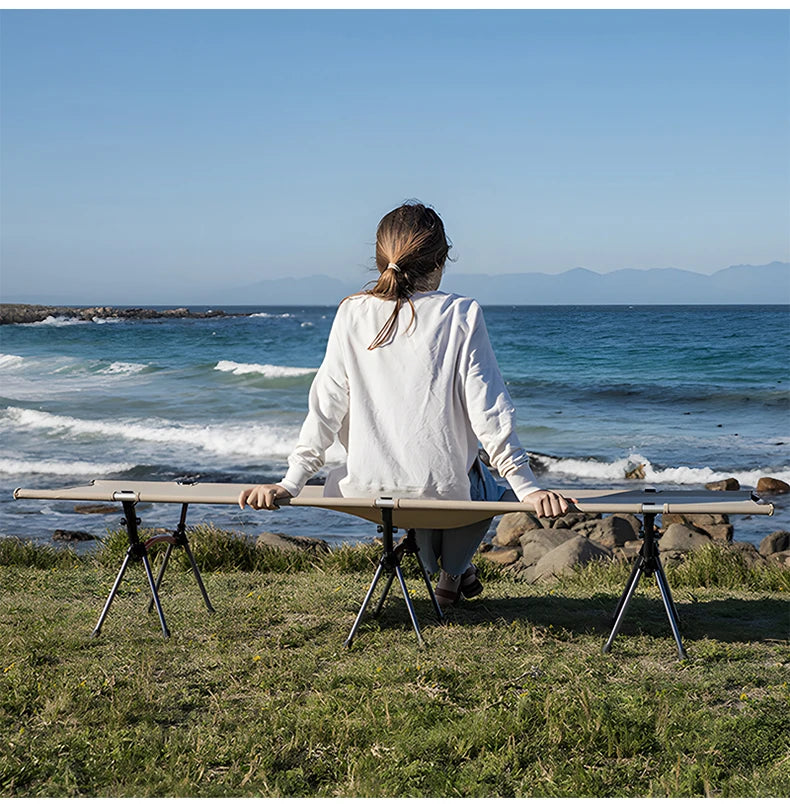Ultralight Aluminum Alloy Sleeping Cot for Outdoor