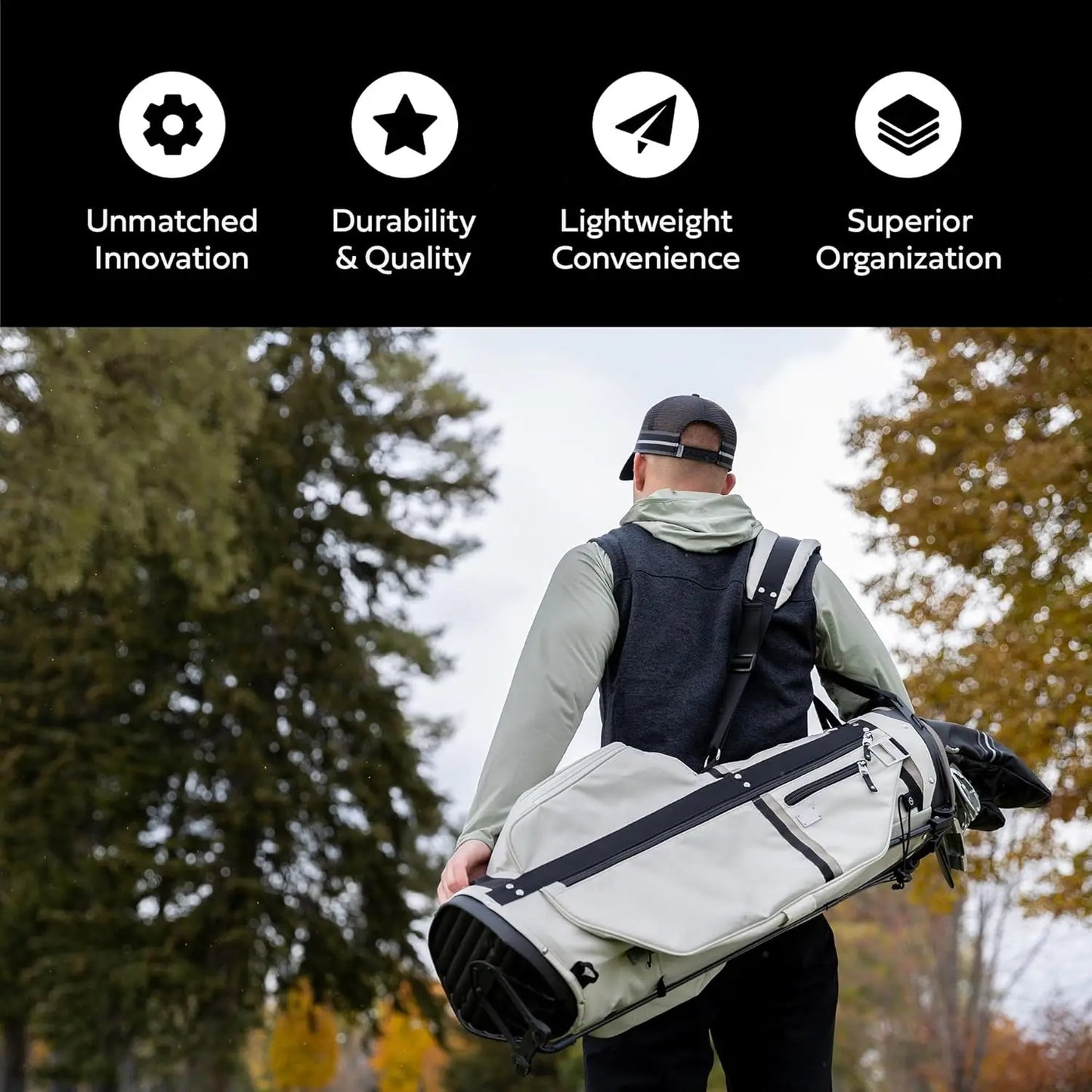 Cart & walking Lightweight 14-Way 9 pocket Bag