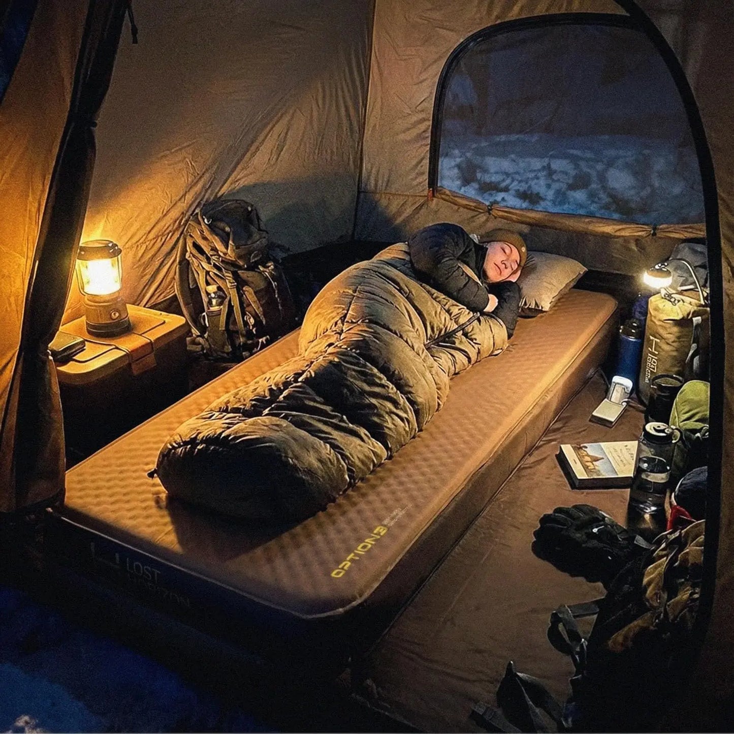 All Season Self-Inflating 4.5" Camping Mattress,
