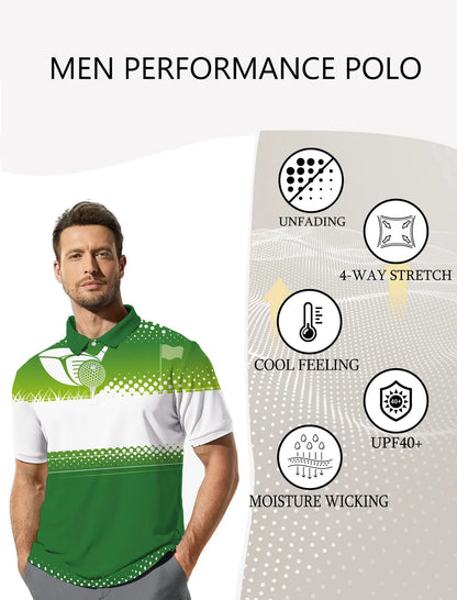 Men's Golf Shirt Hawaii Golf Polo Shirt