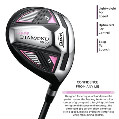 Complete Golf Club Package Set for Men Women