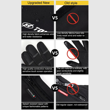 Electric Winter Outdoor Cycling, Running  Nonslip Motorcycle Gloves