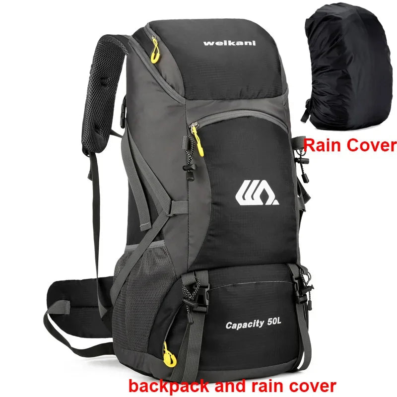 50L Waterproof Large Hiking Men Large Rucksack