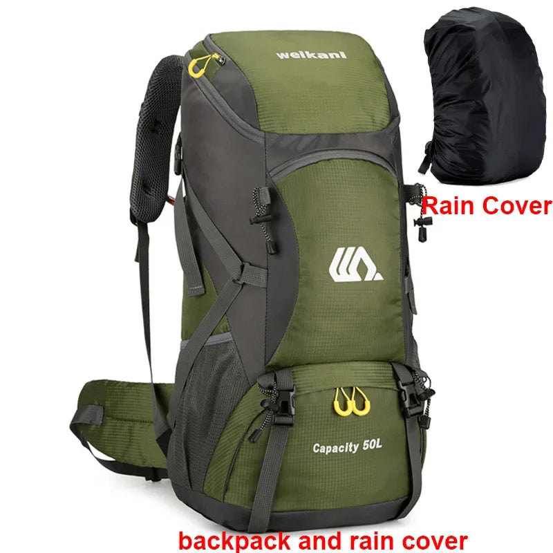 50L Waterproof Large Hiking Men Large Rucksack