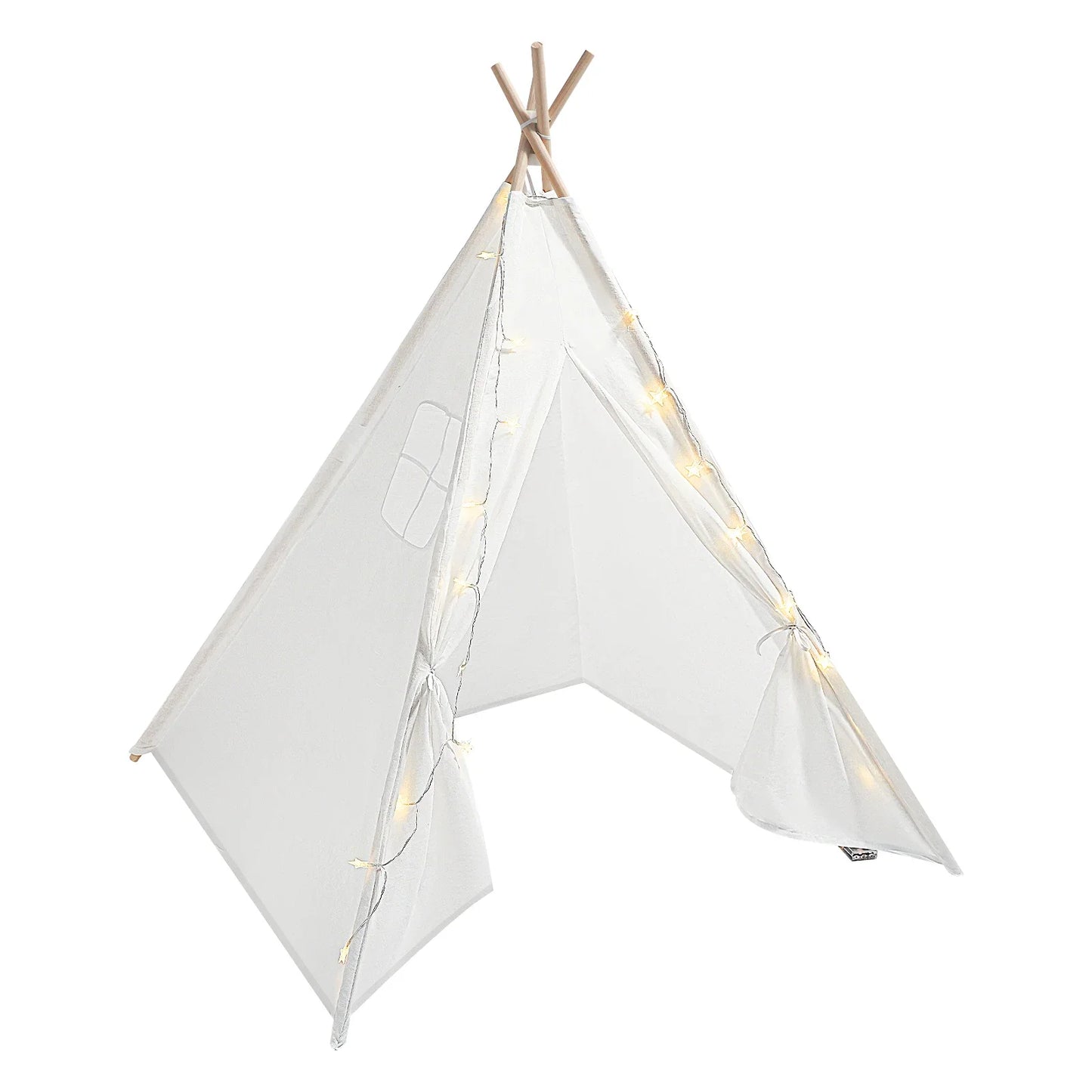Kids Teepee Tent with Light & Padded Mat