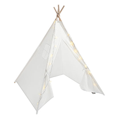 Kids Teepee Tent with Light & Padded Mat
