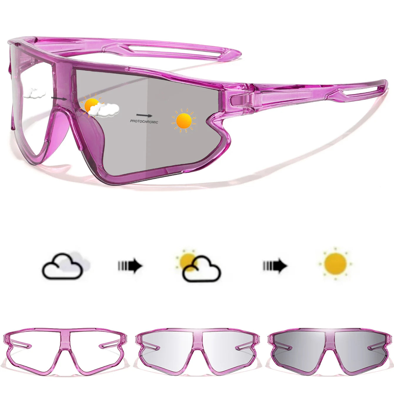 Men Women Sports Big Frame Windproof Goggles