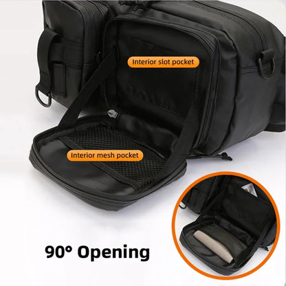 Male Hiking Crossbody Fishing Rod & Lure bag.