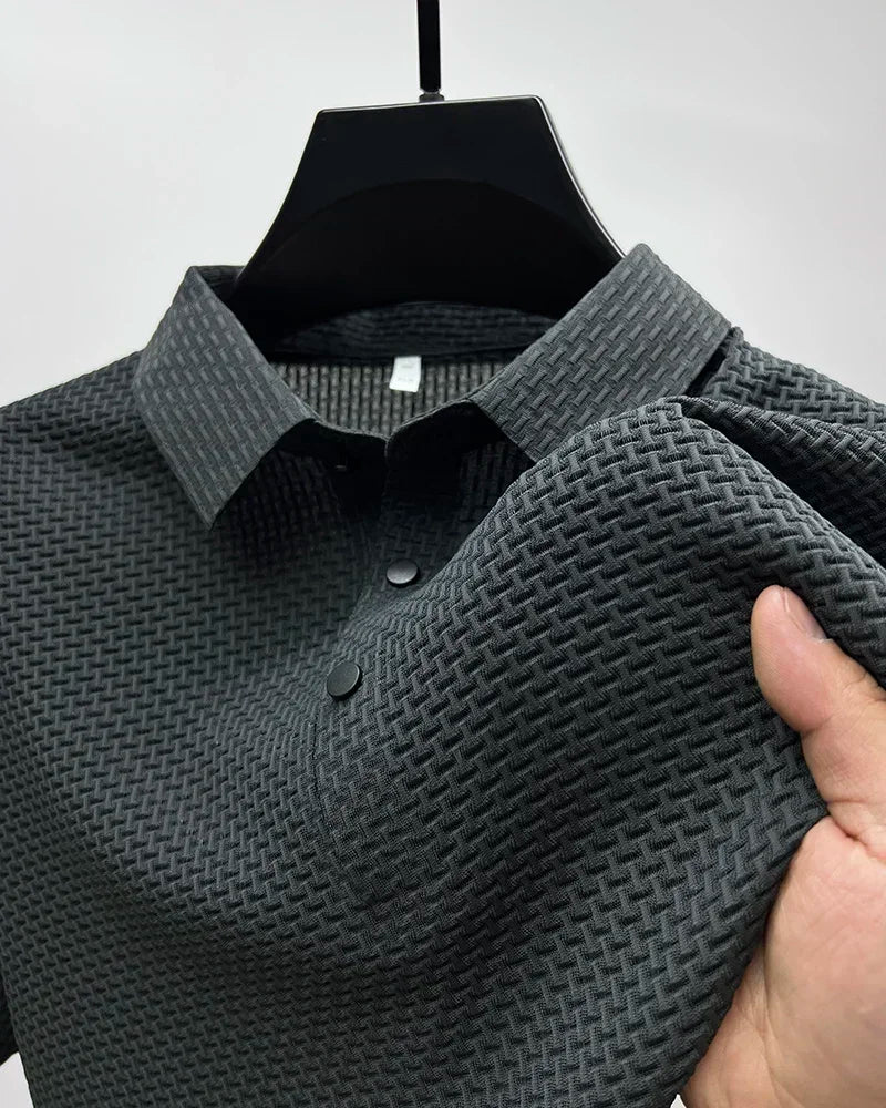 Men's Ultra Stretch Loose Fit Polo Shirts Breathable