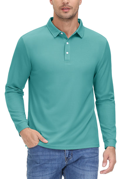 Mens Golf Polos Quick Dry Breathable T-shirt