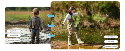 Waterproof Youth Chest Waders for Kids