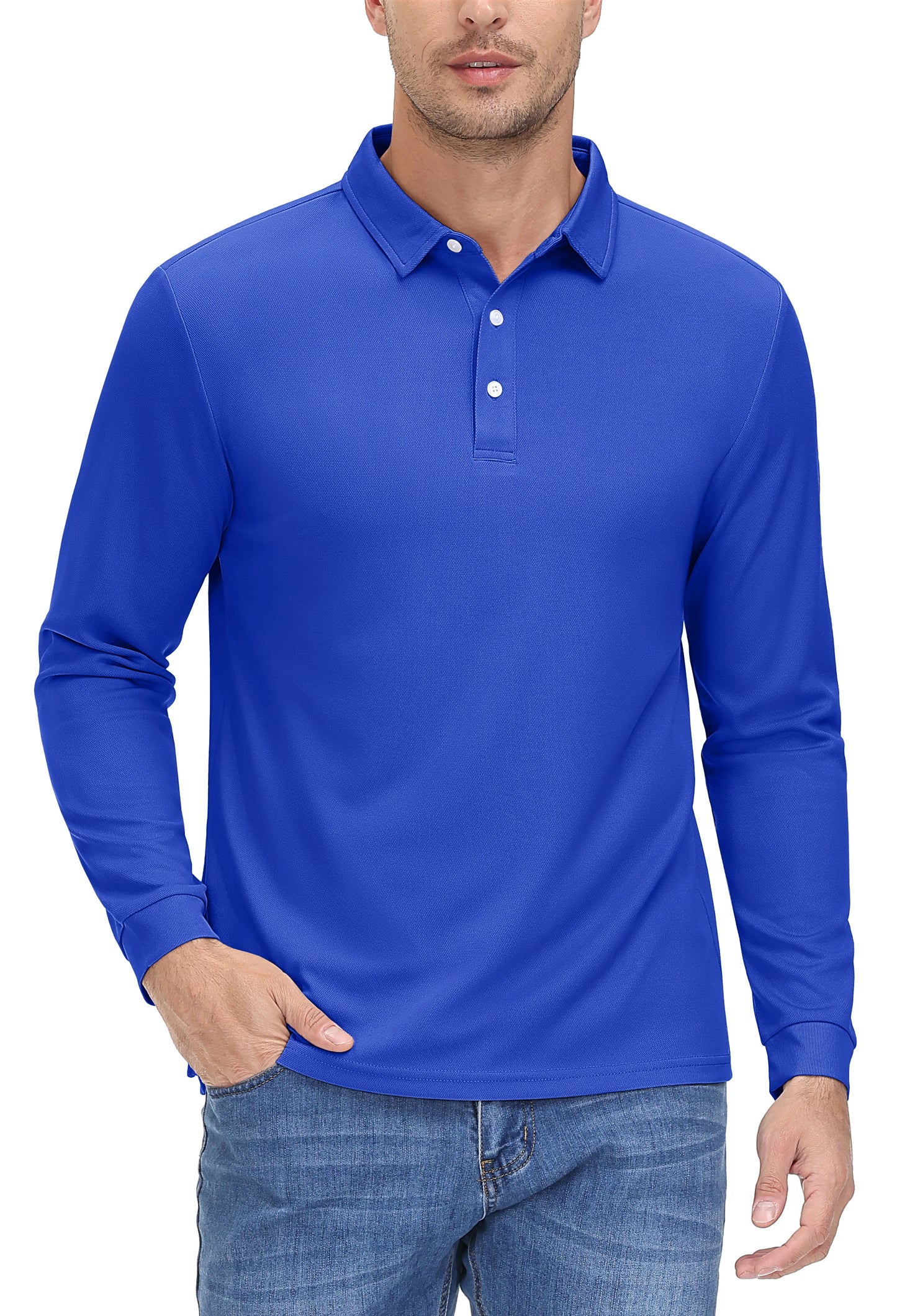 Mens Golf Polos Quick Dry Breathable T-shirt