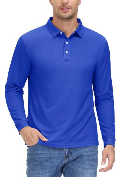 Mens Golf Polos Quick Dry Breathable T-shirt