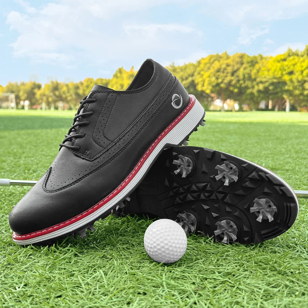 New Men Spiked Walking Golf Shoes Size 7-14