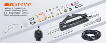 Hydraulic Outboard Steering Kit 90HP/150HP/300HP