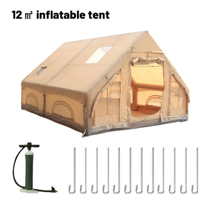 8 Person Inflatable Adult Luxury Camping, Stove Plug,