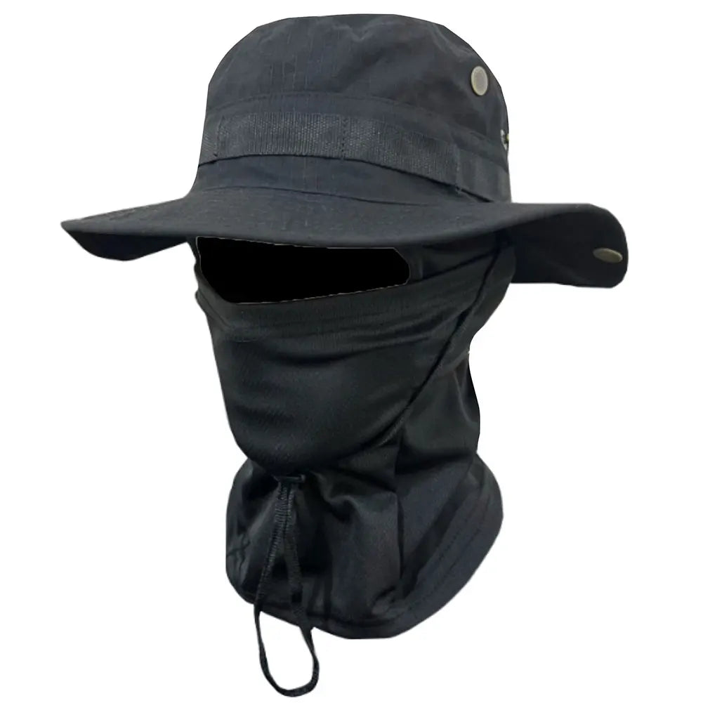 Boonie Wide Brim Sun Hat with Mask