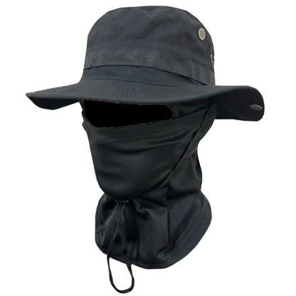Boonie Wide Brim Sun Hat with Mask
