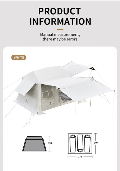 5.9 Outdoor Camping Vinyl Rainproof Sunscreen Tent