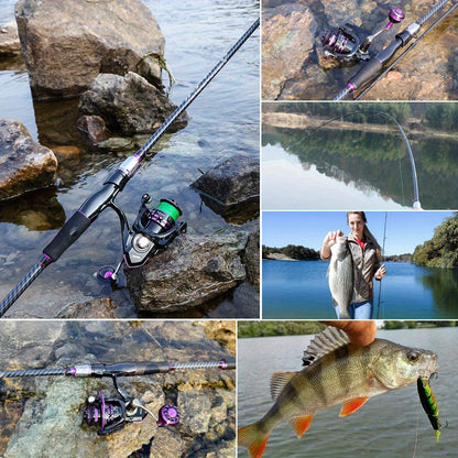 Fast Action Carbon Fiber Telescopic Fishing Rod