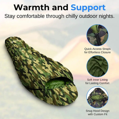 Lightweight & Waterproof Extreme Cold Mummy Sleeping Bag