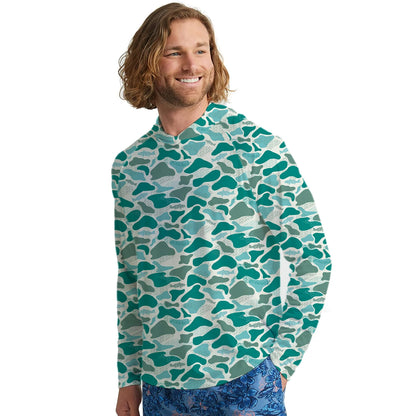 Men Long Sleeve Fishing Hoodie Sailing Shirt