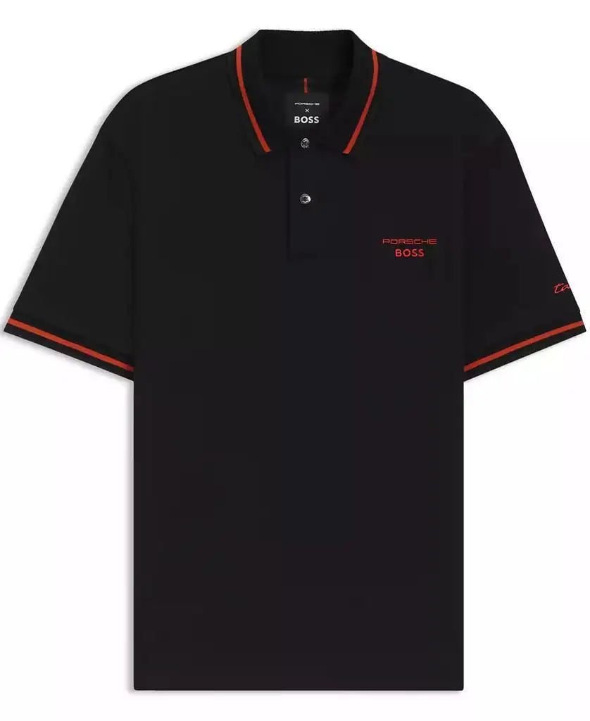 BOSS Men's Cotton Moisture Control Polo Shirt