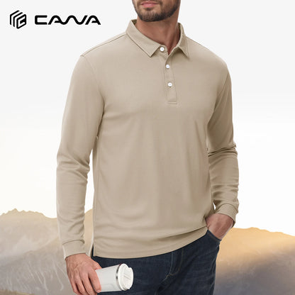 Mens Golf Polos Quick Dry Breathable T-shirt