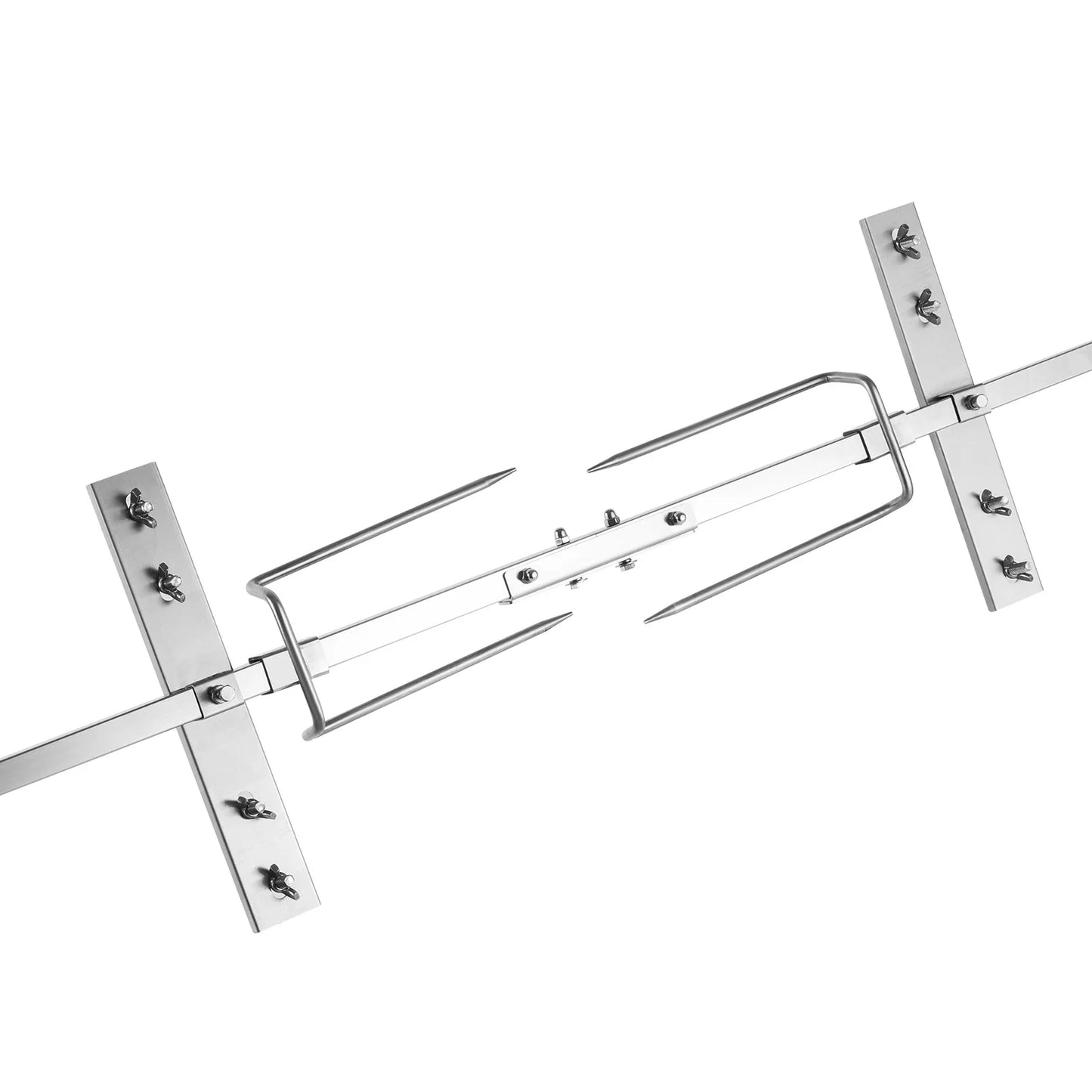 53" Automatic BBQ Rotisserie Grill Kit Height Adjustable