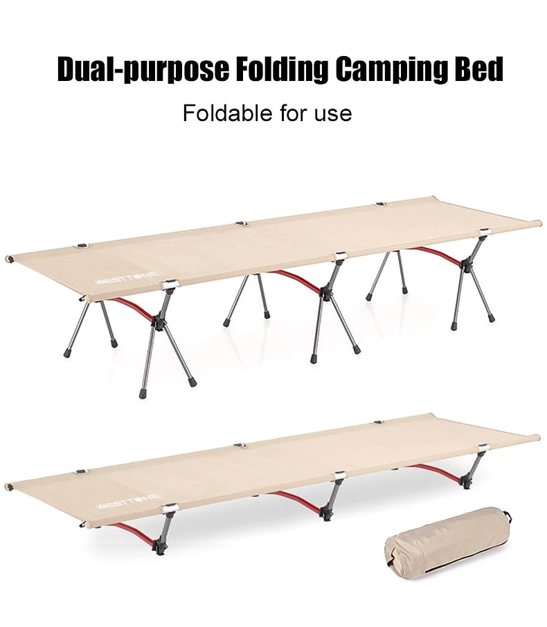 Ultralight Aluminum Alloy Sleeping Cot for Outdoor