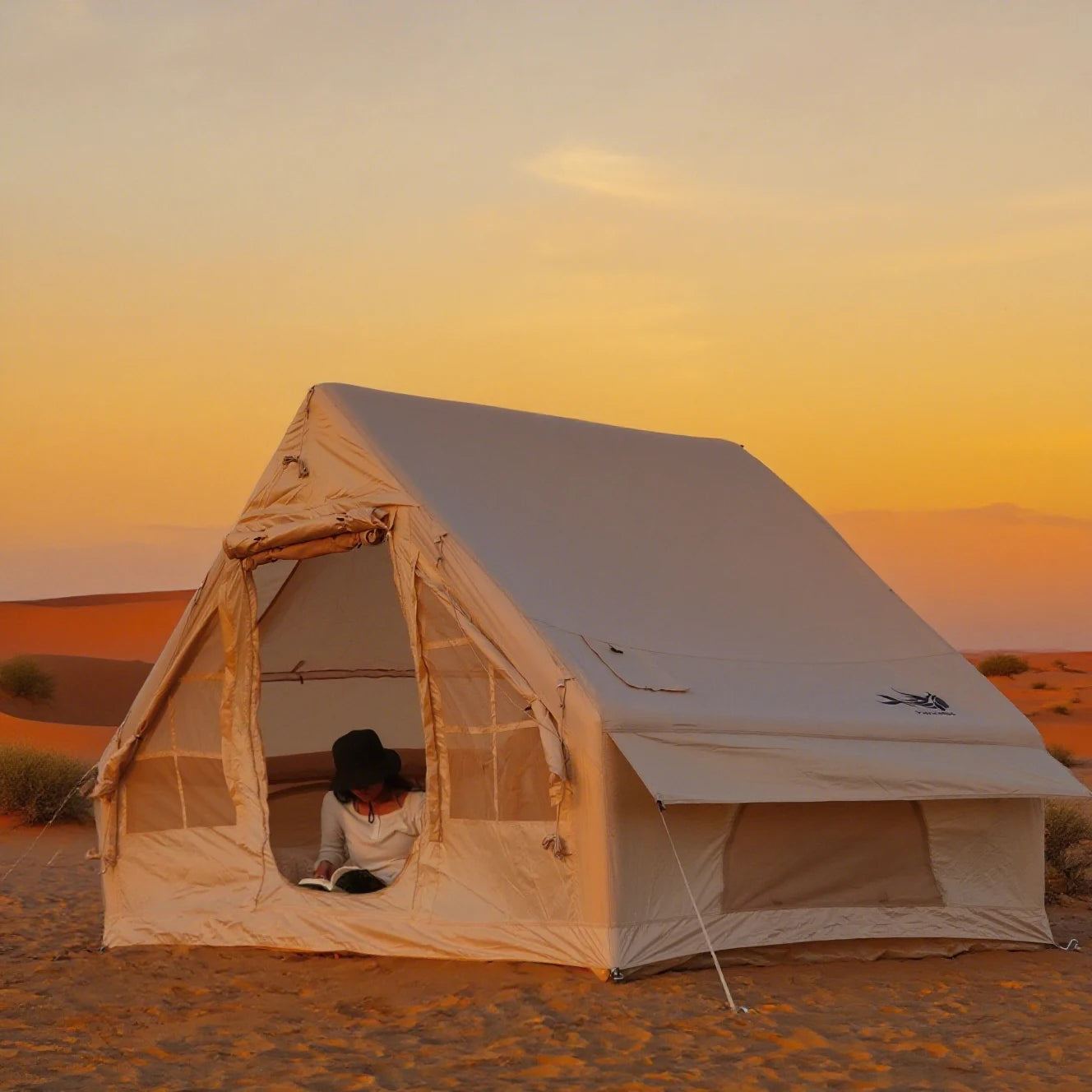 8 Person Inflatable Adult Luxury Camping, Stove Plug,