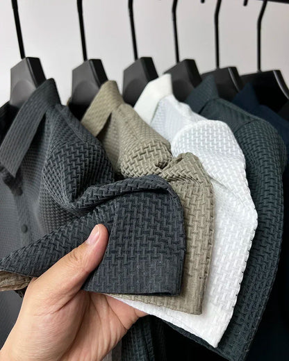 Men's Ultra Stretch Loose Fit Polo Shirts Breathable