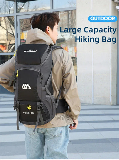 50L Waterproof Large Hiking Men Large Rucksack