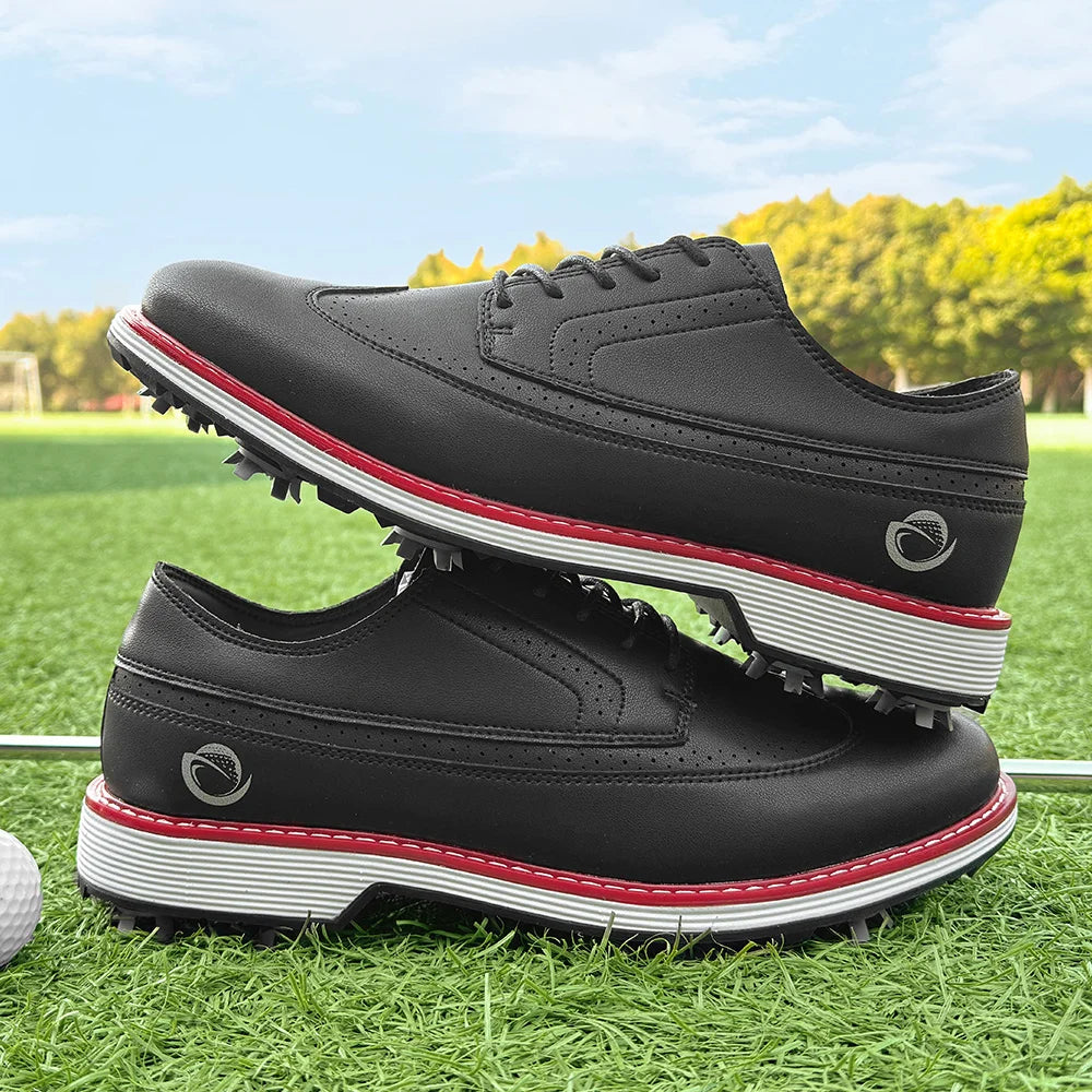 New Men Spiked Walking Golf Shoes Size 7-14