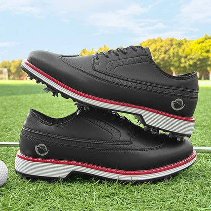 New Men Spiked Walking Golf Shoes Size 7-14