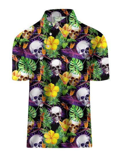 Men's Golf Shirt Hawaii Golf Polo Shirt