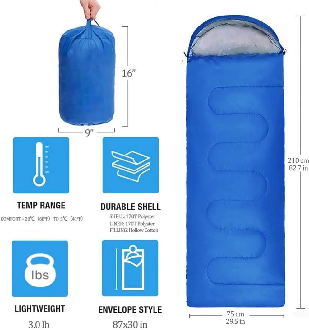 Adult Spring Summer Autumn Outdoor Sleeping Bag,