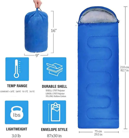 Adult Spring Summer Autumn Outdoor Sleeping Bag,