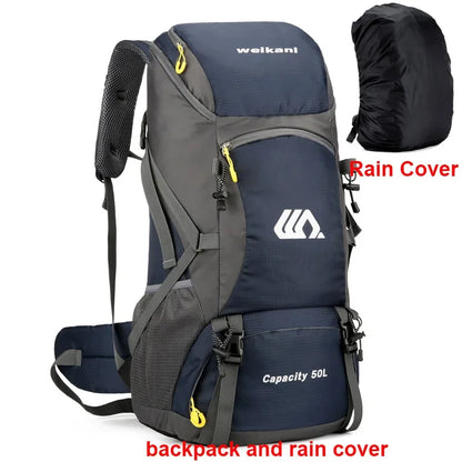 50L Waterproof Large Hiking Men Large Rucksack