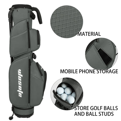 Lightweight Golf Stand Bag - Fits 5-9 Clubs -