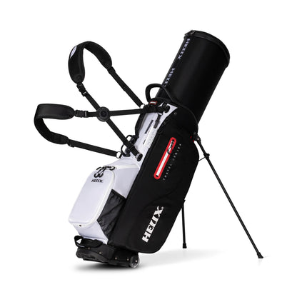 Golf Stand Bag with Retractable Top Cover and Wheels