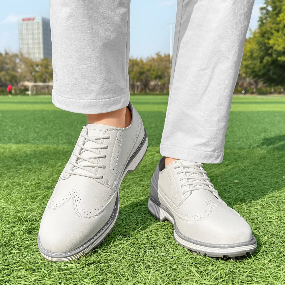 New Men Spiked Walking Golf Shoes Size 7-14