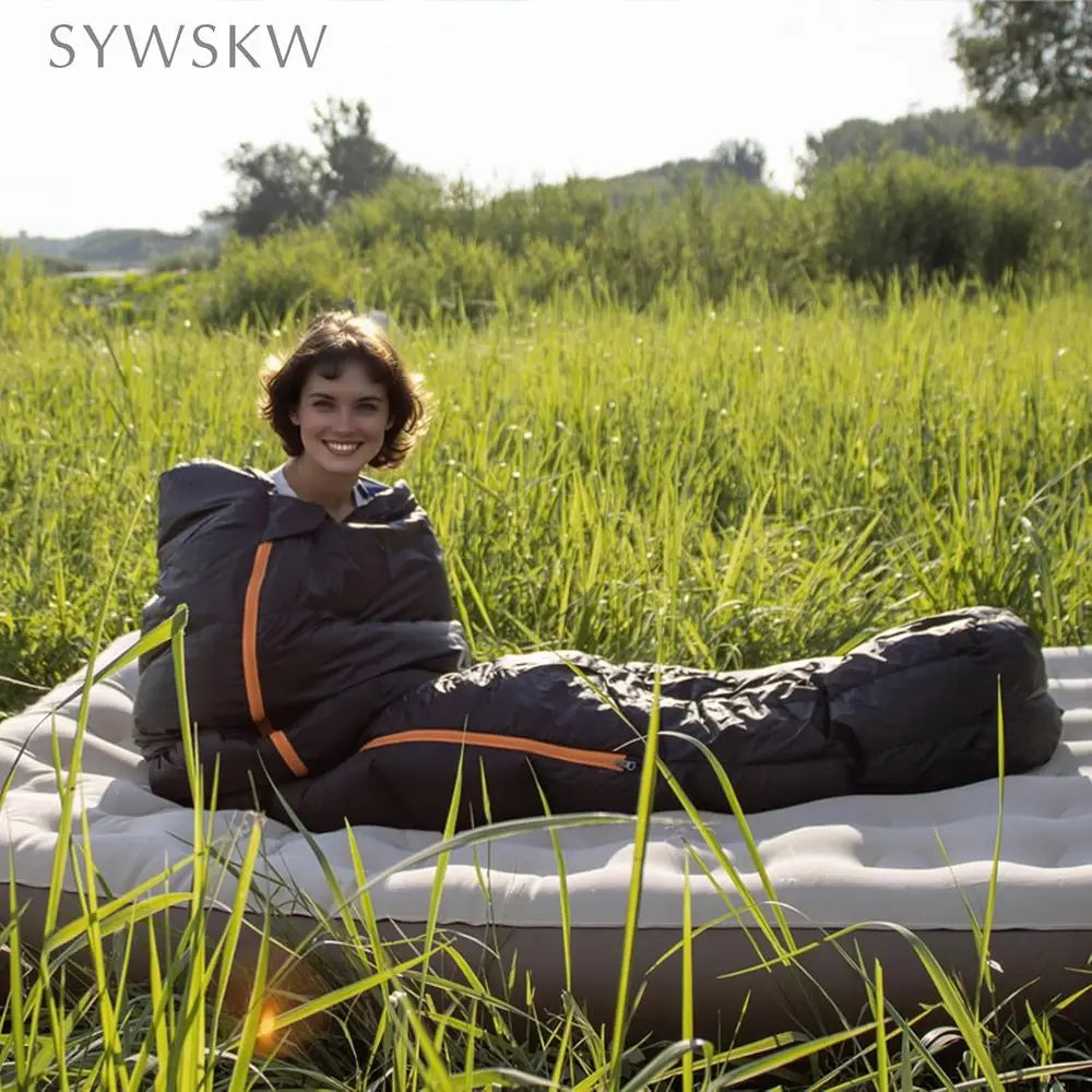 Adult Backpacking Cold-Weather Down Sleeping Bag