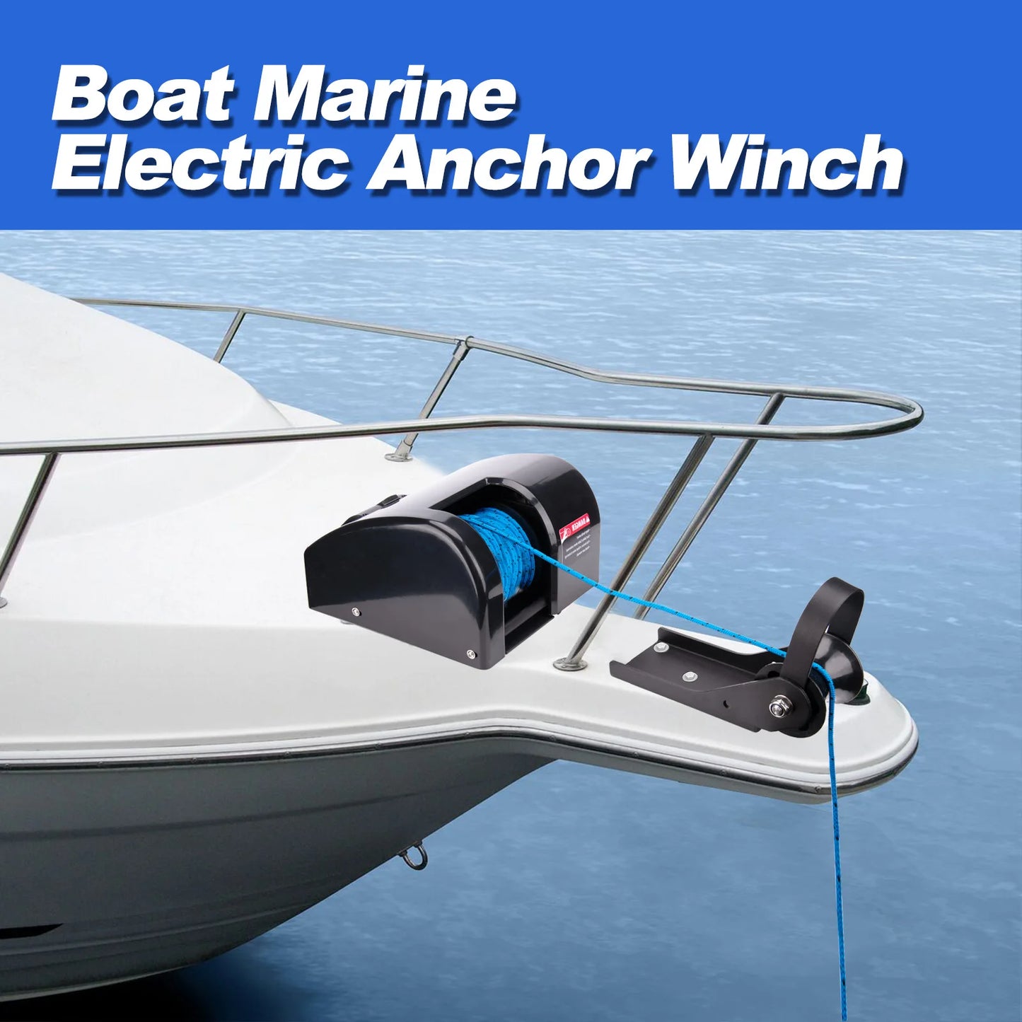 Electric Anchor Winch Saltwater Pontoon Boat Anchor