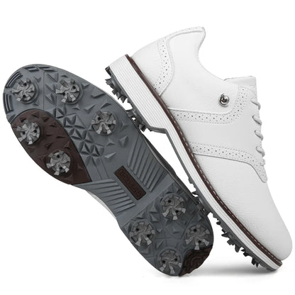 Golf Spiked Sneakers Walking Footwears for Golfers
