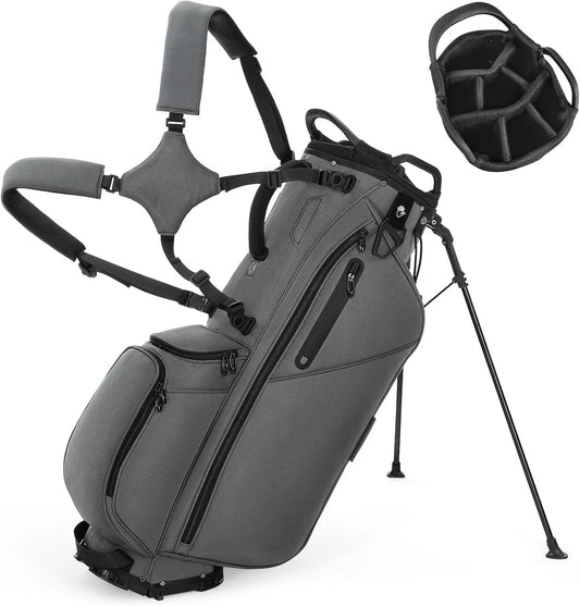 Lightweight Golf Bags with 7 Way Full-Length Dividers,