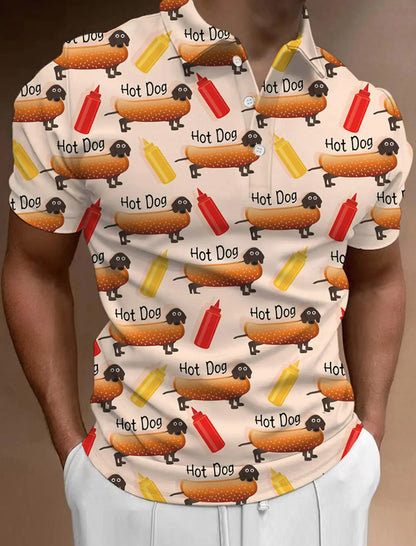 Men's Golf Shirt Hawaii Golf Polo Shirt
